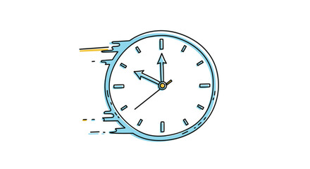 Concept of time management and efficient workflow for productivity and success