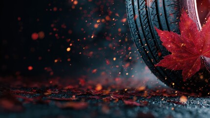 Autumn Road Hazard: Impact of Fallen Leaves on Winter Tire Safety