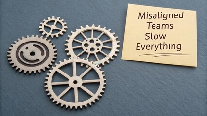 Misaligned Teams Can Slow Progress in Collaborative Environments