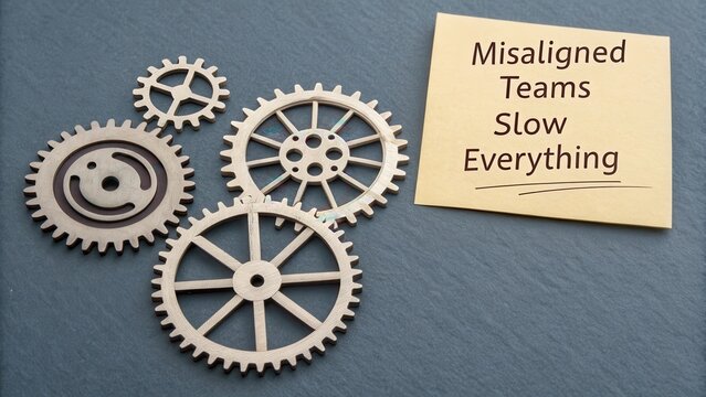 Misaligned Teams Can Slow Progress in Collaborative Environments