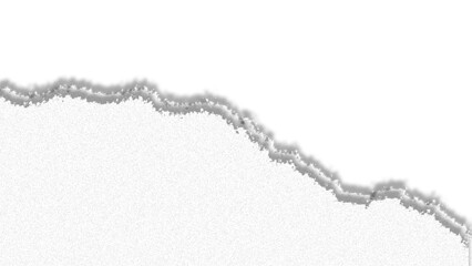 paper slice white background
