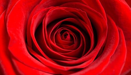 Closeup of a vibrant red rose. (1)