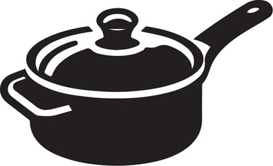 Pan vector illustration black and white