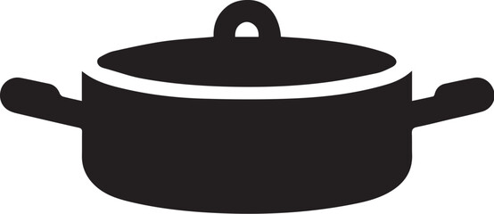 Pan vector illustration black and white