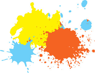 Obraz premium Colorful Paint Splashes