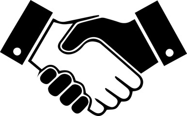 Handshake Symbol of Agreement, Partnership, and Collaboration