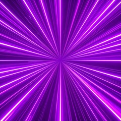 Abstract vibrant purple and white radial lines