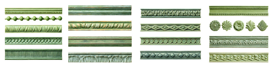 Decorative Molding Collection: Ornate Detail, Architectural Design, and Vintage Style