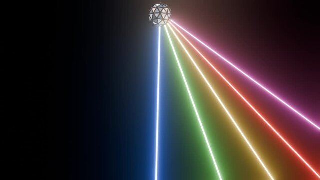 A laser light show ball.