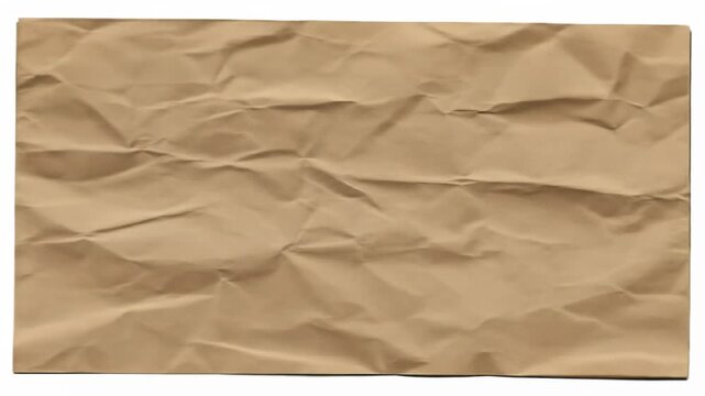 Crumpled beige paper texture