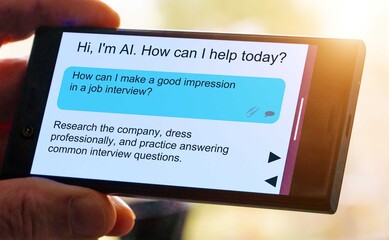 How can I make a good impression in a job interview?