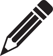 pencil silhouette icon