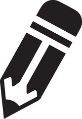 pencil silhouette icon