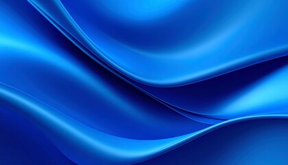Fototapeta premium Abstract flowing blue fabric