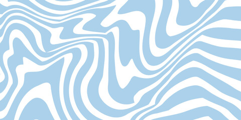 Abstract background seamless pattern with colorful waves. Trendy vector illustration in retro psychedelic style.eps 10