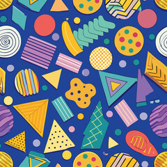 colorful geometric seamless