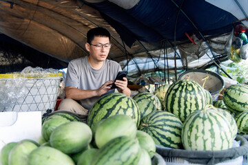  male owner of the fruit store