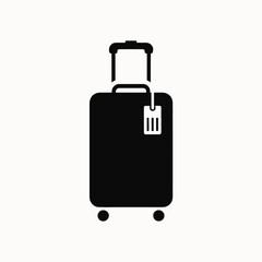 travel suitcase vector illustration