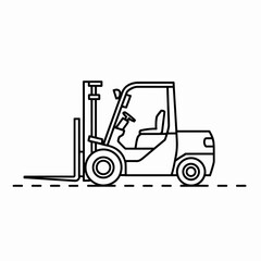 forklift truck icon