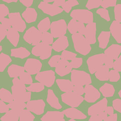 Vector abstract floral seamless repeat pattern