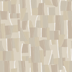 Vector geometric mosaic illustration seamless repeat pattern