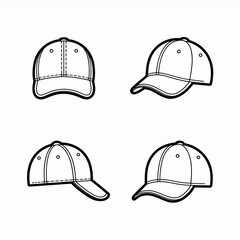 vector baseball cap