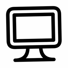Abstract TV or Device Screen - Modern Electronic Display Illustration