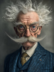 Portrait of a distinguished elderly gentleman