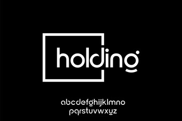Fototapeta premium Holding Company Logo Design Concept