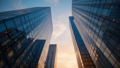 Naklejka premium modern office building