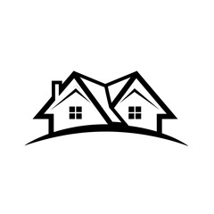 house icon vector , real estate icon ,real estate concept
