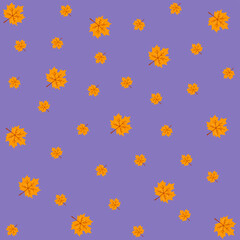 A perfect summer leaf pattern for textile illustrations and wallpapers.