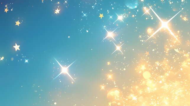 flat vector comic sparkle effect background glow