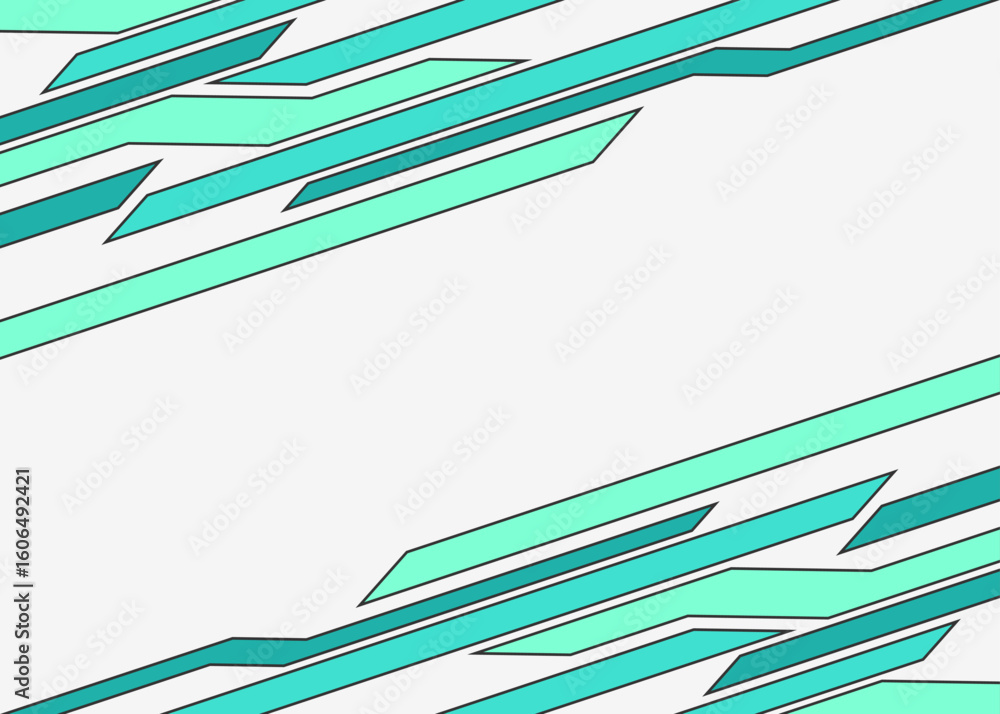 Aufkleber Simple background with some random stripes pattern and with some copy space area