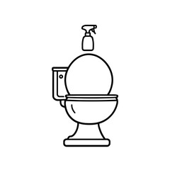 Vector illustration of a silver tray with a lid and vintage glass perfume bottles, isolated on white