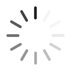 Circular Loading Spinner Vector Animation for UI Progress Indicator Design