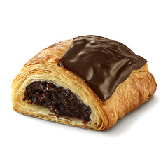 Chocolate Croissant with Flaky Pastry and Rich Filling