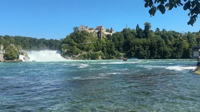 Rhine Falls in Switzerland