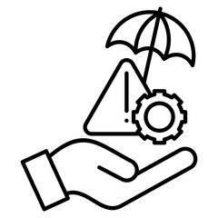 Risk Mitigation Icon