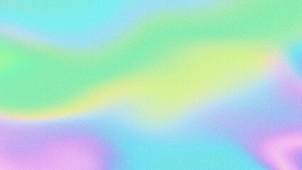 Soft pastel gradient in green, yellow, pink. Iridescent 90s, Y2K style with gentle wave, liquid effect. Wallpapers, digital art, modern 90s, Y2K creative banner.