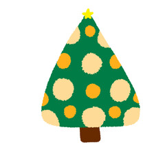 christmas tree vector illustration