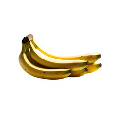 Cluster of Fresh Bananas with Soft Lighting

