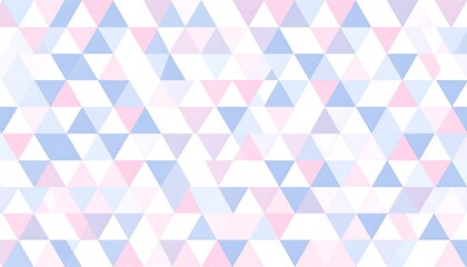 Abstract geometric pattern of triangles in pastel shades