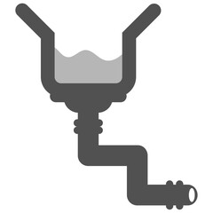 Flat Gutter Illustration