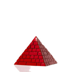 Minimalist Geometric Pyramid Design

