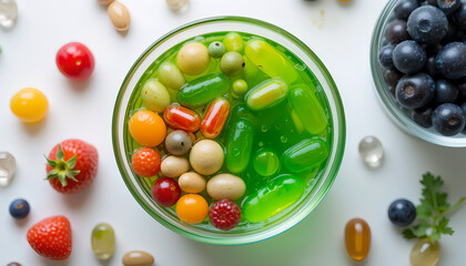 green olives on a plate