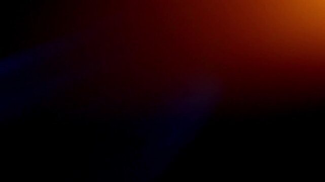 Blue yellow light leak flickering transition
