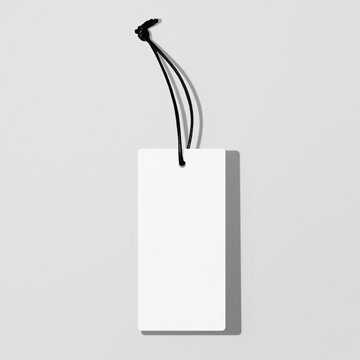 Square Label Tag Mockup