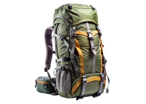 explore the outdoors with this durable hiking  isolated on white background PNG, AI GENERATED