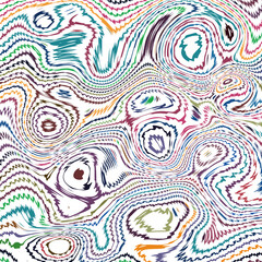 ABSTRACT ILLUSTRATION MARBLED TEXTURE LIQUIFY PSYCHEDELIC COLORFUL DESIGN. OPTICAL ILLUSION BACKGROUND VECTOR DESIGN